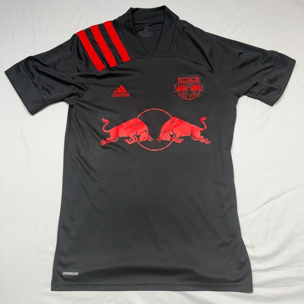 NY Red Bulls Black Training Jersey adidas M
